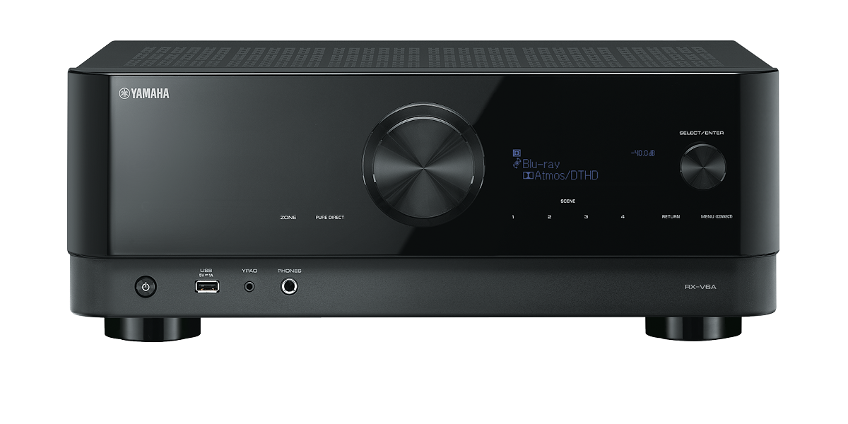 Home Theater Receiver & AV Components Yamaha RX-V6A AV Receiver 7.2 x 100 Watts per Channel, 2 Zone