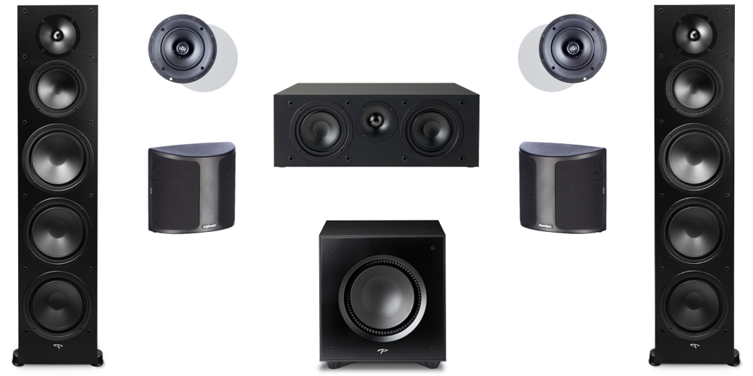 PARADIGM MONITOR SE 8000 5.1.2 SURROUND SPEAKER PACK