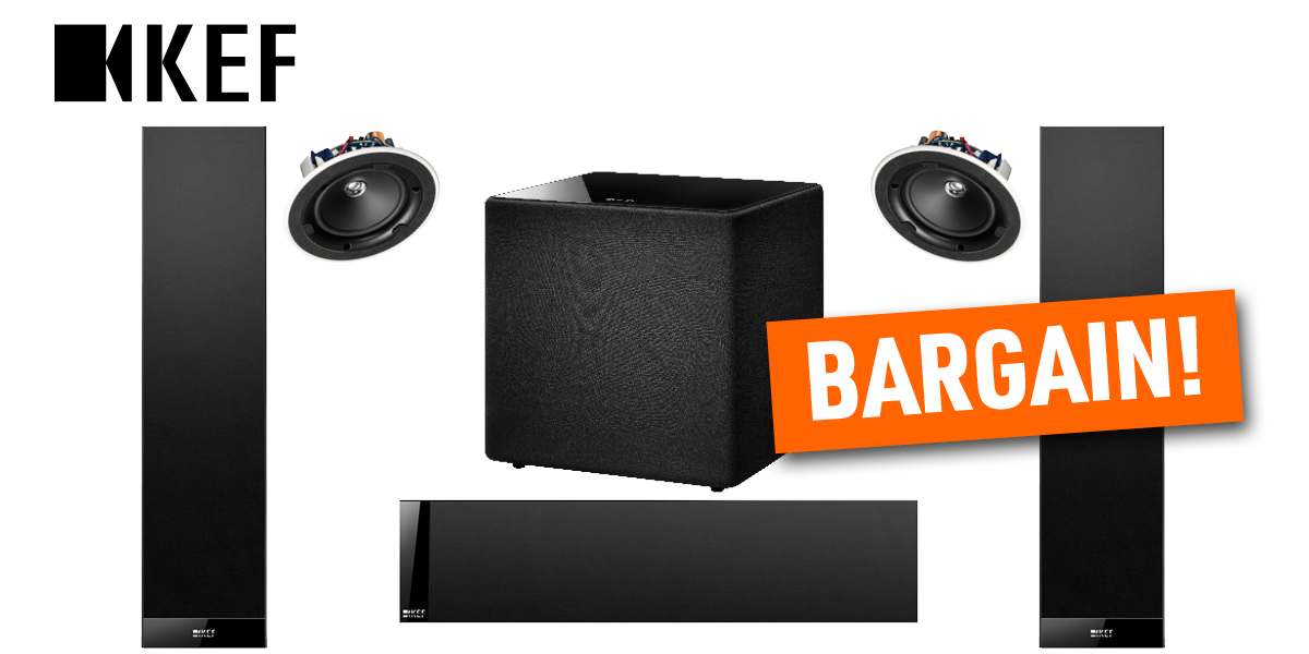KEF T301 On-Wall Surround Speaker Pack