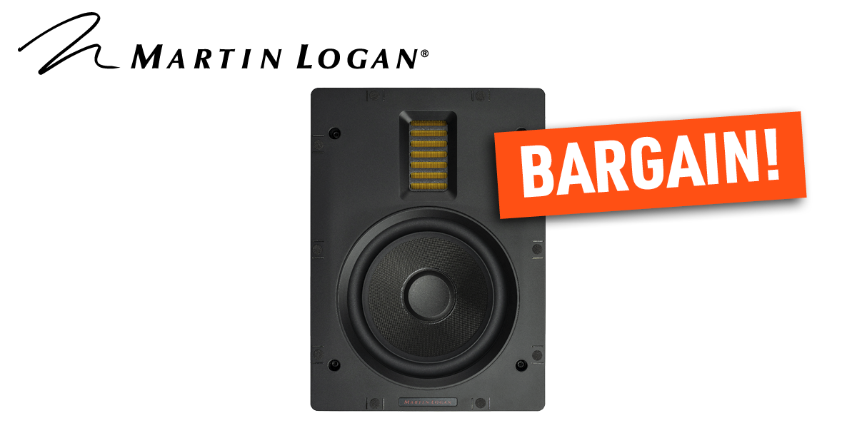 MARTIN LOGAN XTW6 IN-WALL SPEAKERS – HOT PRICE!