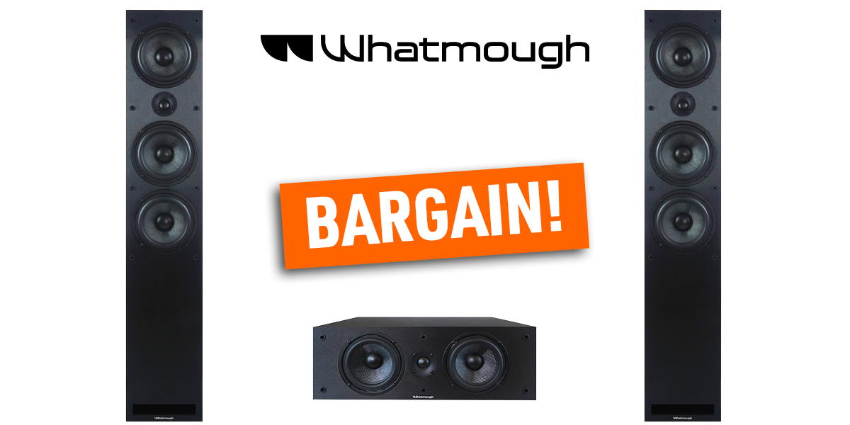 Whatmough WS650 Front and Centre Speakers
