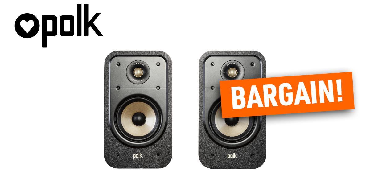 Polk ES20 Compact Speakers - HOT PRICE