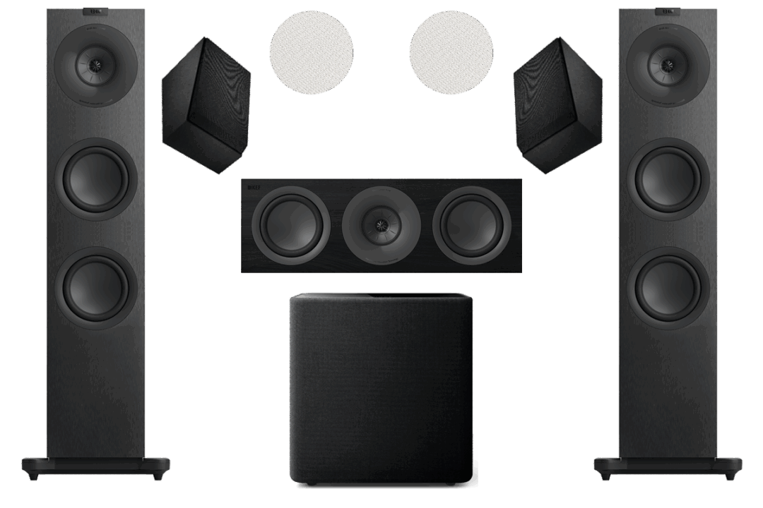 KEF Q7 Surround Speaker 5.1.2 Pack