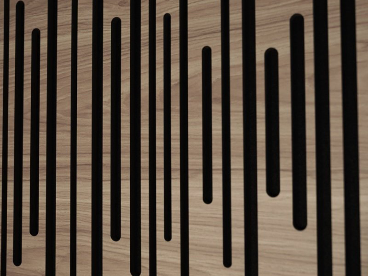 DTX "GROOVE" ACOUSTIC PANEL WITH LIGHTING 1200x600