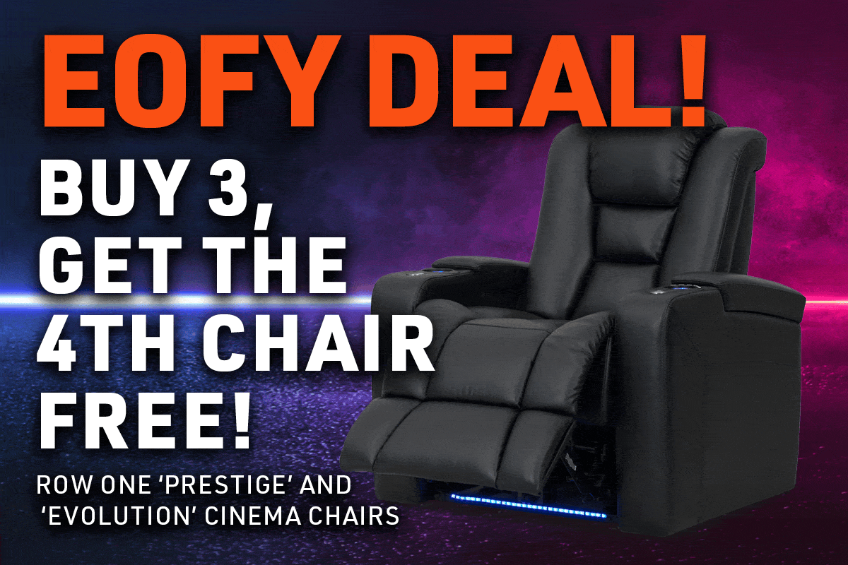 BUY 3 CINEMA CHAIRS, GET THE 4TH CHAIR FREE!
