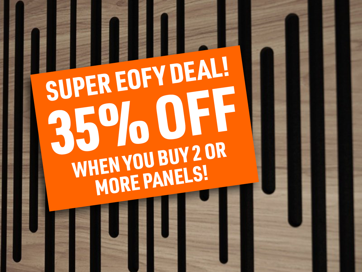 DTX "GROOVE" ACOUSTIC PANEL WITH LIGHTING 1200x600