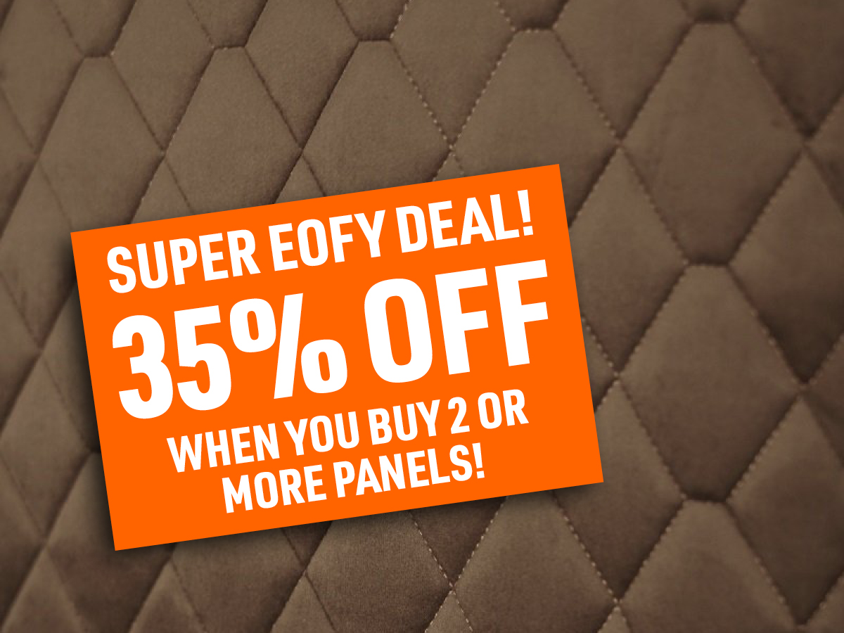 DTX "QUILT" ACOUSTIC PANEL WITH BACK-LIGHTING 1800x600